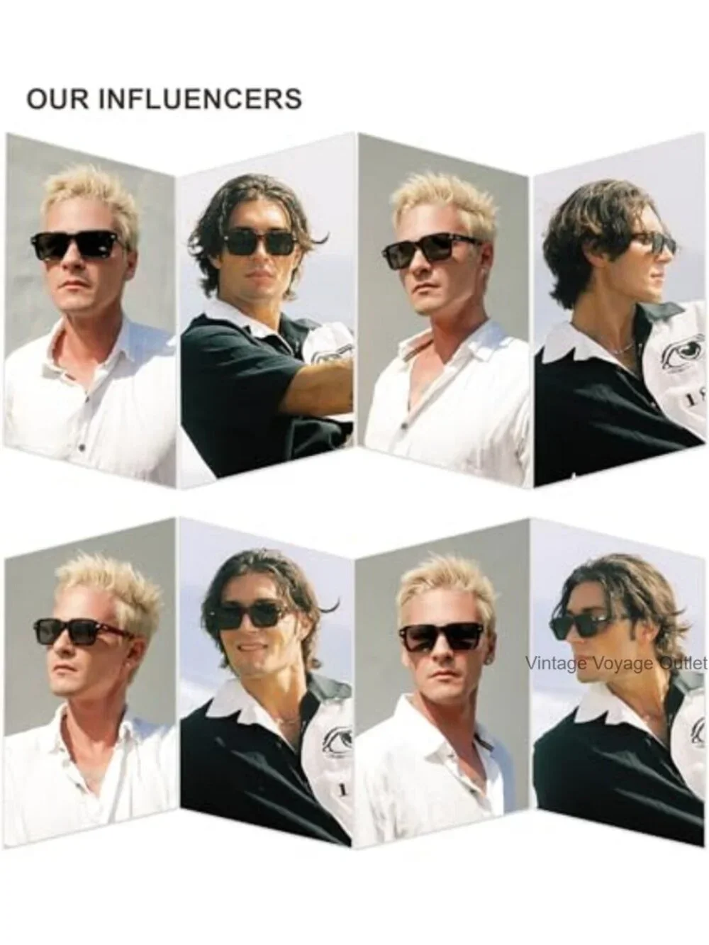 Large Chunky Retro Square Polarized Sunglasses for Women Men UV400
